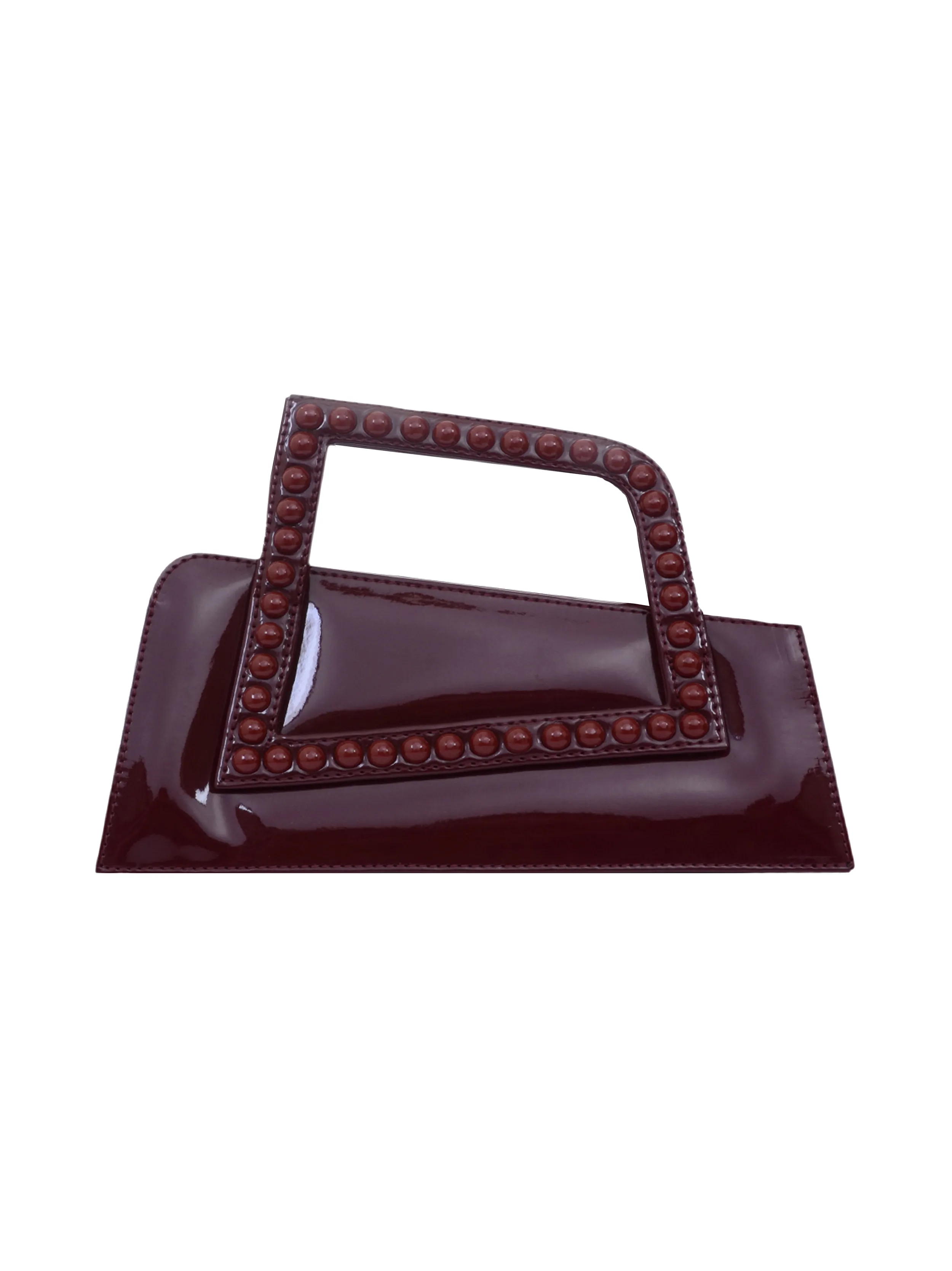 Jalila Black Patent Leather Bag