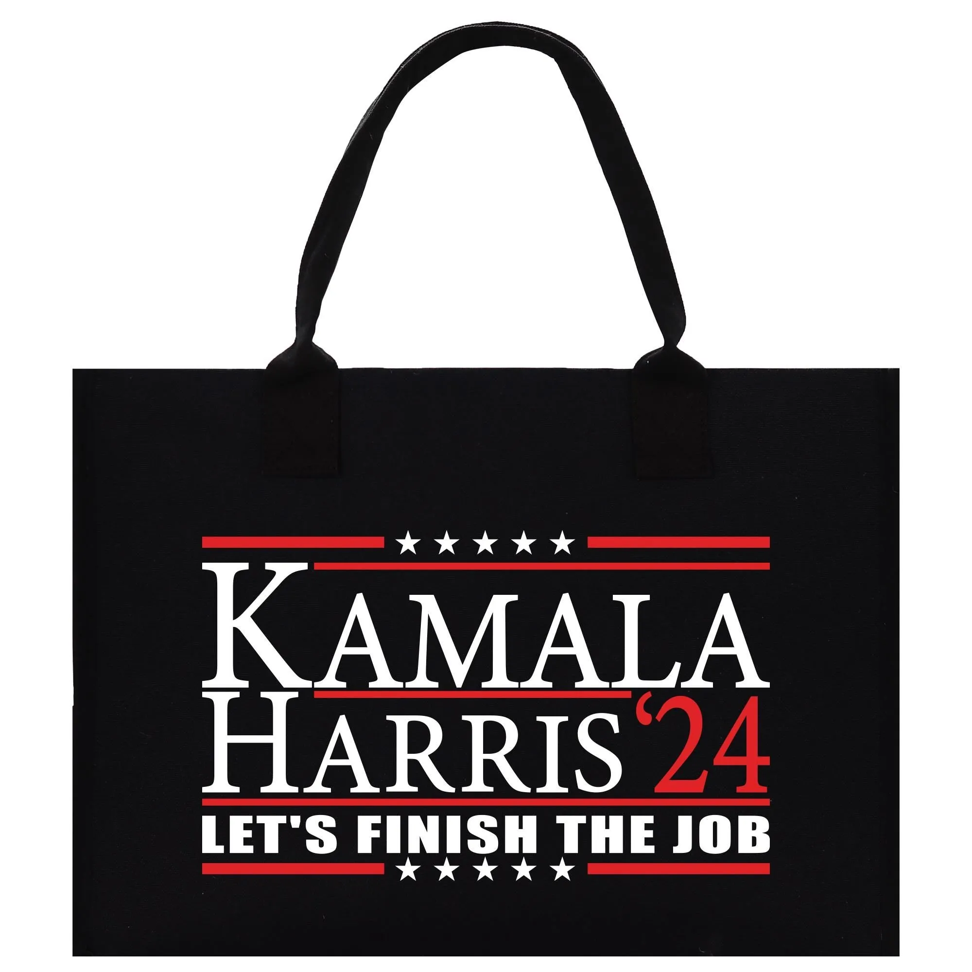 Kamala Harris 2024 Cotton Canvas Tote Bag Kamala Harris Supporter Bag Madam President Tote Gift for Harris Supporter (KHTB1007)