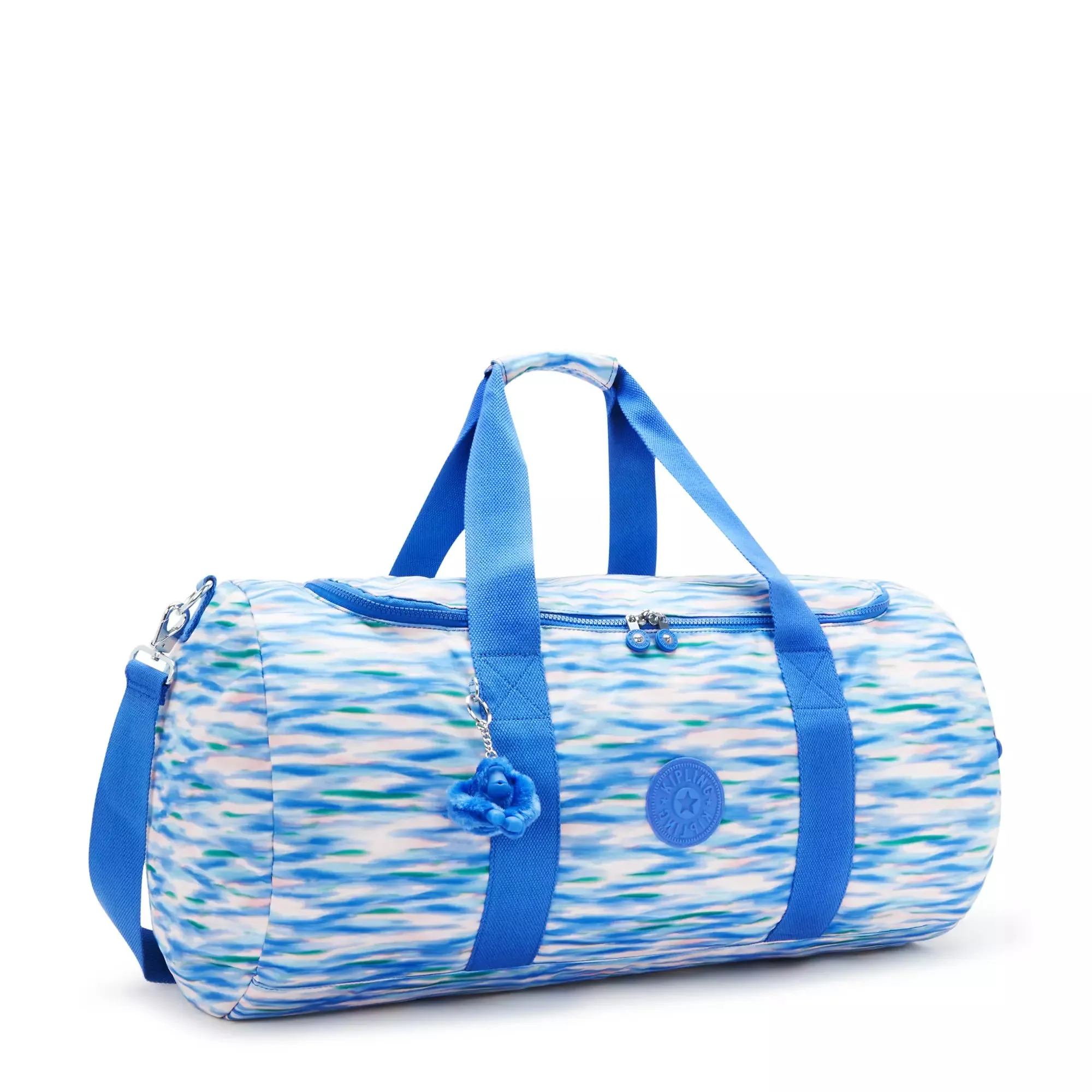 Kipling Argus Medium Printed Duffle Bag - Diluted Blue