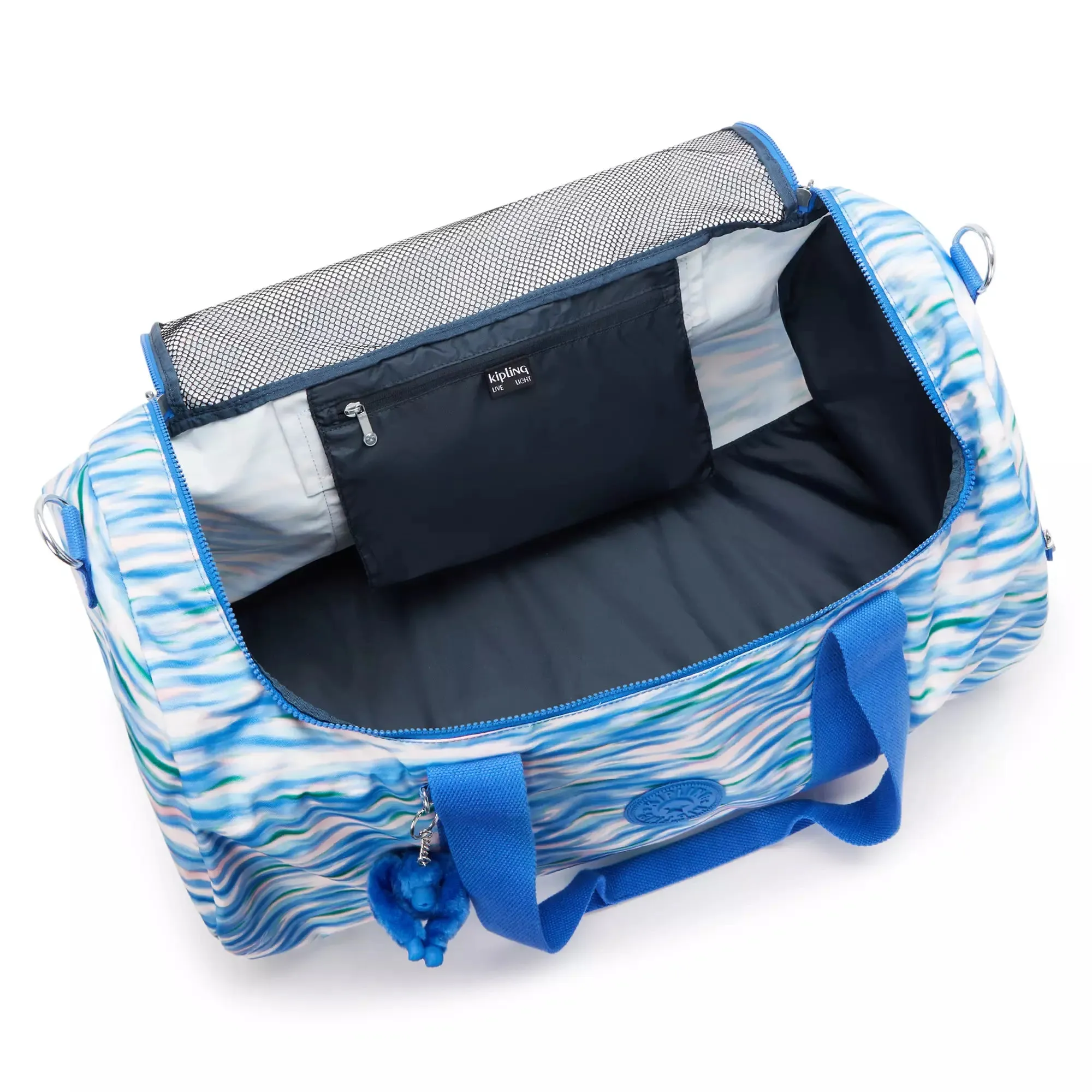 Kipling Argus Medium Printed Duffle Bag - Diluted Blue