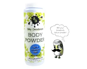 MENS BODY POWDER, pick a scent - talc and cornstarch free - natural skincare, 8 oz