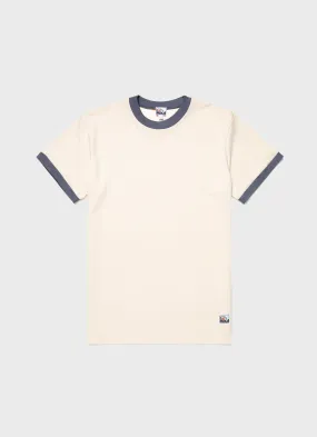 Men's Sunspel x Nigel Cabourn Carbon Brushed T-shirt in Undyed