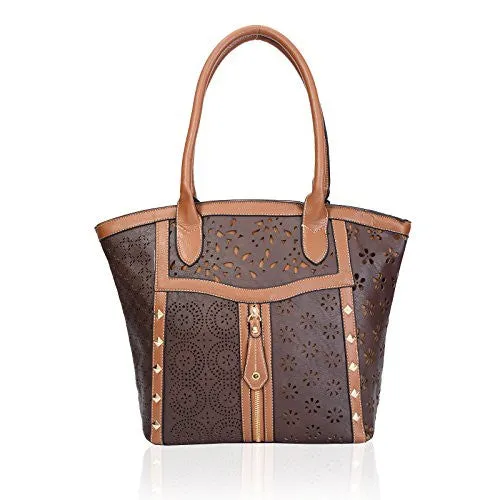 Metallic Laser Cut Tote Bag