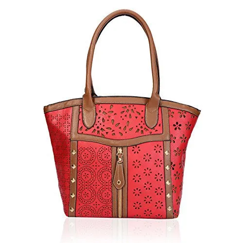 Metallic Laser Cut Tote Bag