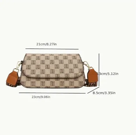 Mini Plaid Crossbody Purse