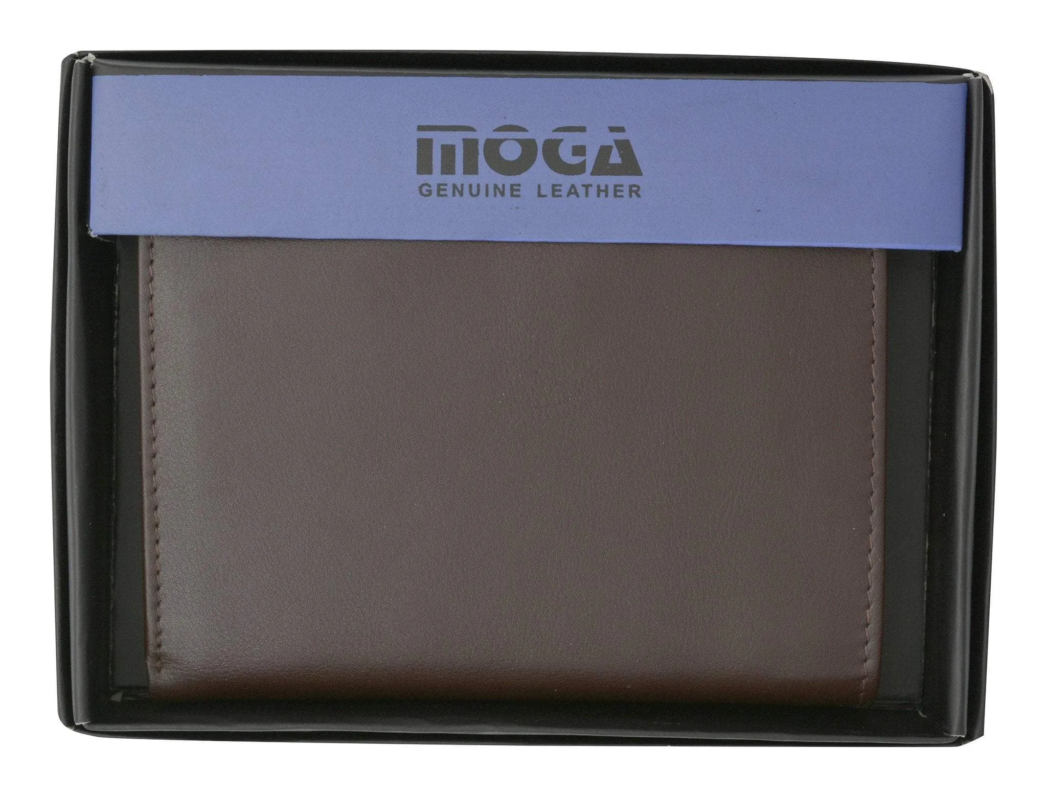 Moga European Hispter Bifold High End Leather Wallet with Coin Pocket 90518