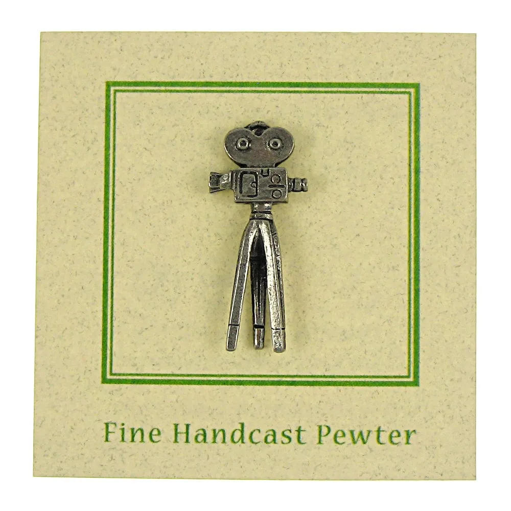 Movie Camera Lapel Pin
