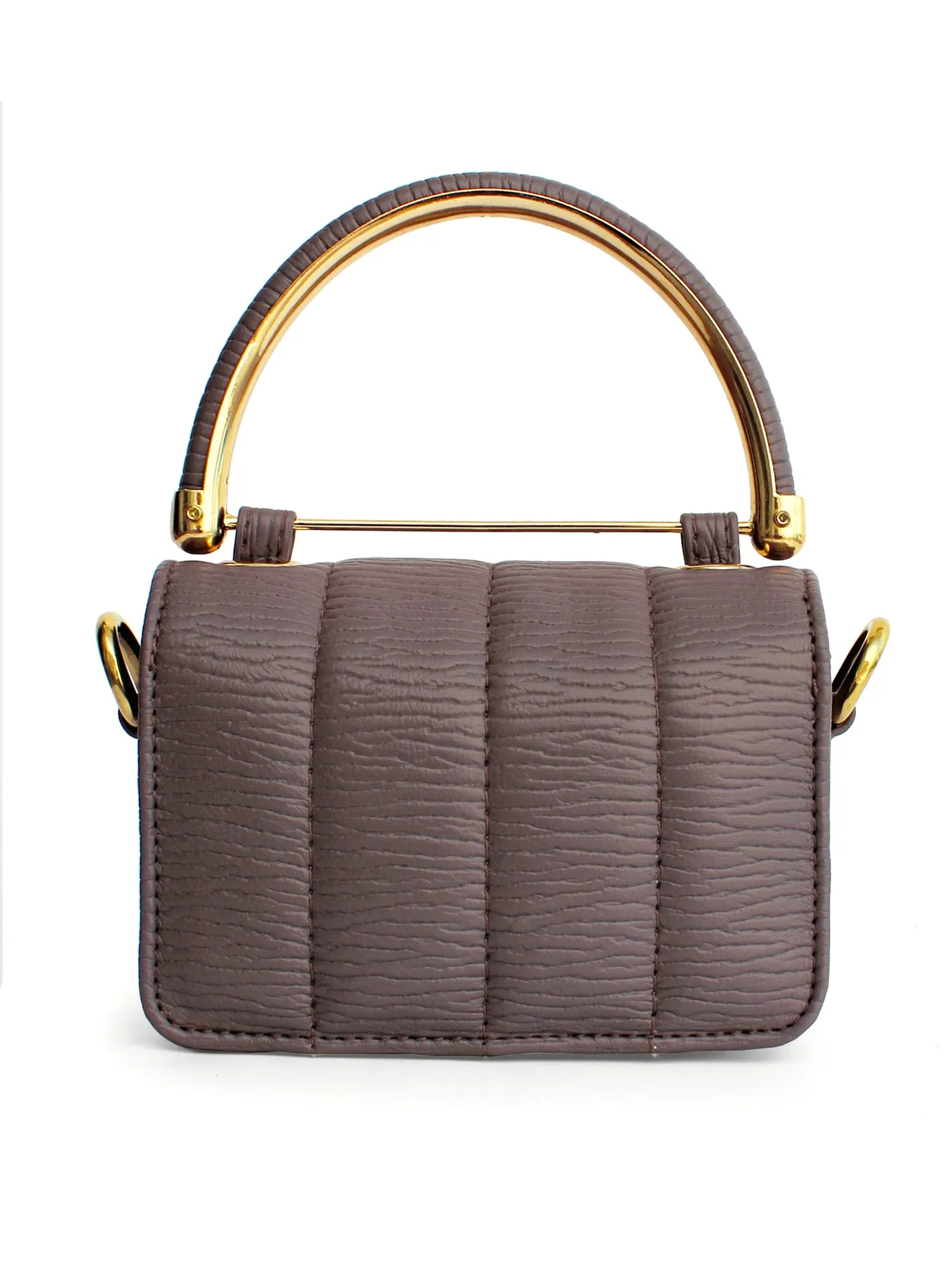 Nano Grey Mini Box Bag | Modern Myth