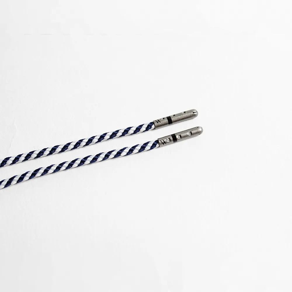 Navy & White Striped Dress Laces