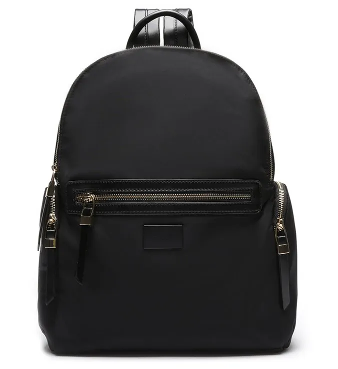 Nylon Backpack Large Black Bag