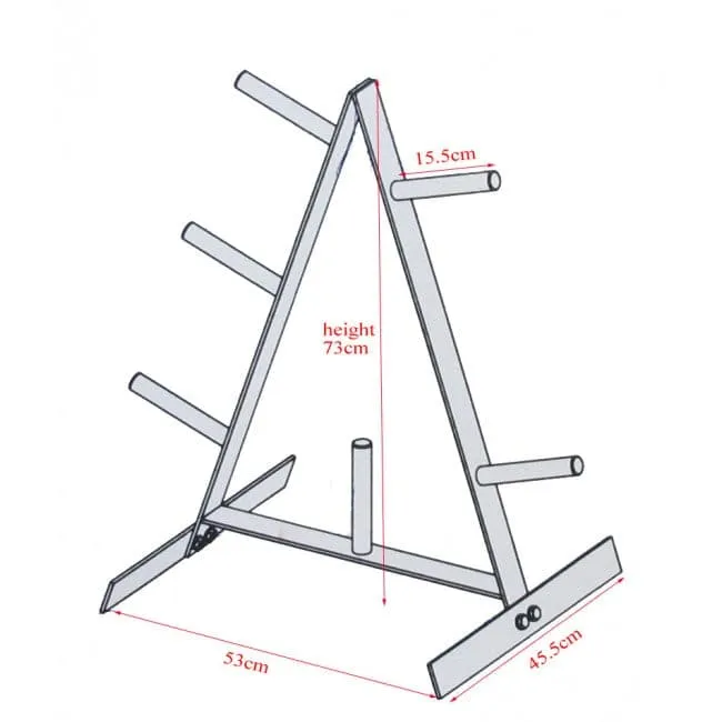 Olympic Weight Triangular Storage Stand