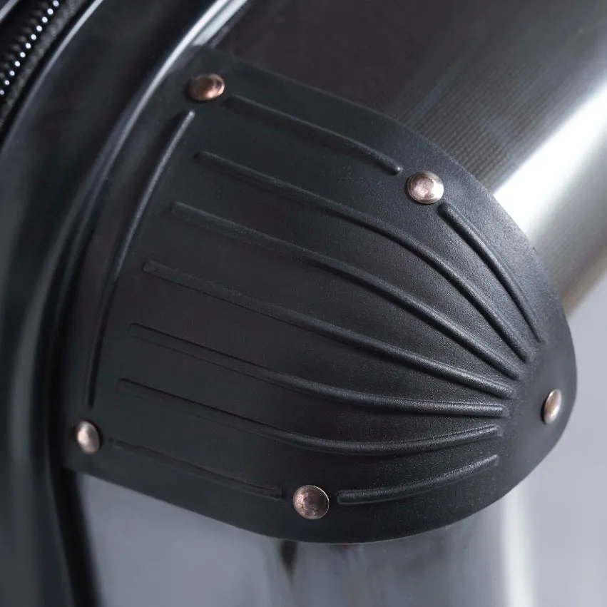 Personalised Suitcase | Tan Lines in Black