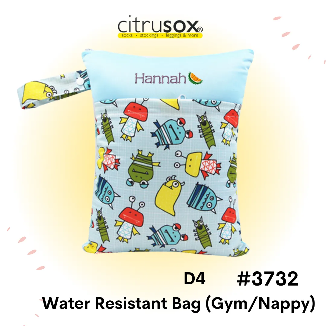 Personalised Water-Resistant Zip Gym Wet Bag