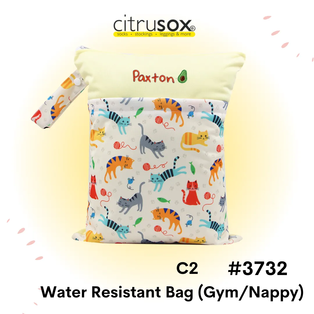 Personalised Water-Resistant Zip Gym Wet Bag