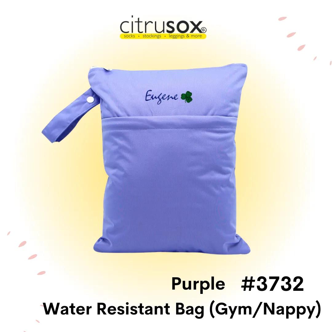 Personalised Water-Resistant Zip Gym Wet Bag