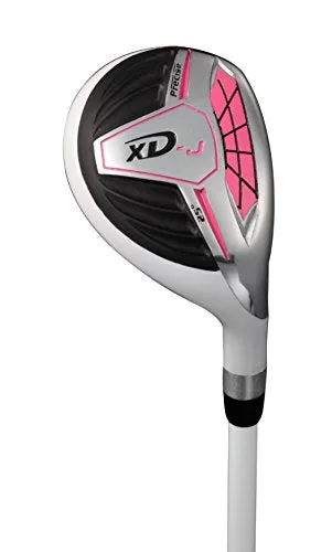 Precise XD-J Junior Complete Golf Club Set for Children Kids - 3 Age Groups Boys & Girls - Right Hand & Left Hand! (Pink Ages 6-8, Left Hand)