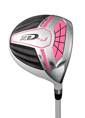 Precise XD-J Junior Complete Golf Club Set for Children Kids - 3 Age Groups Boys & Girls - Right Hand & Left Hand! (Pink Ages 6-8, Left Hand)
