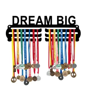 Premium Medal Hanger Beautiful Black Acrylic Medal Holder to Showcasing Your Achievements - Dreams Big