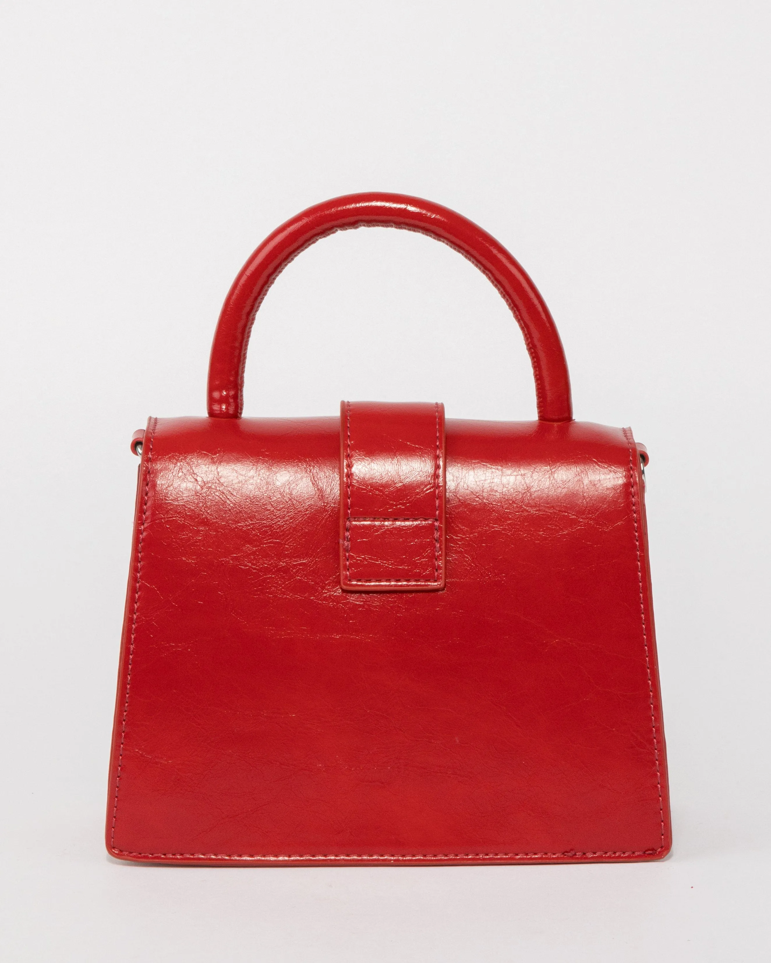Red Eleanor Buckle Bag