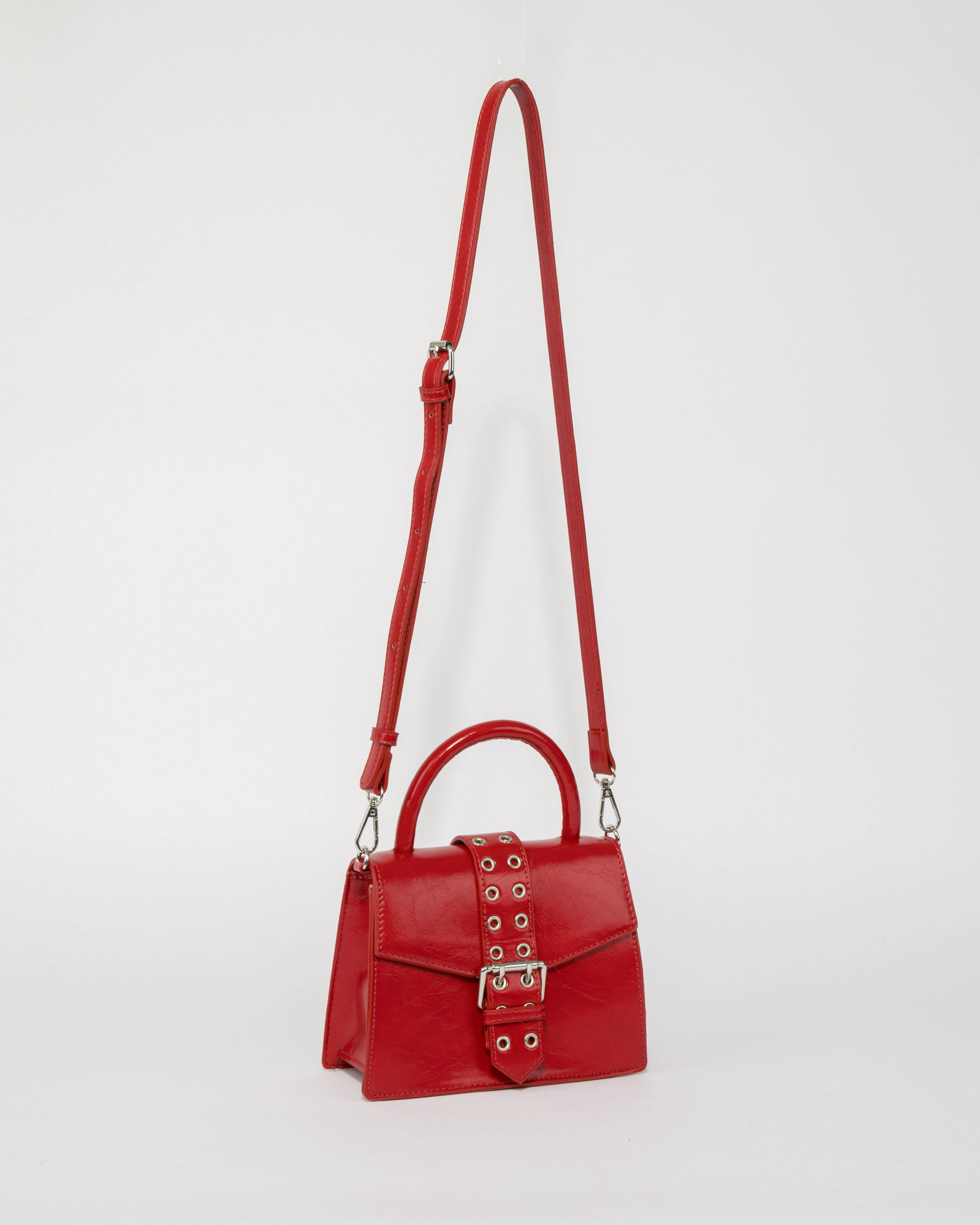 Red Eleanor Buckle Bag