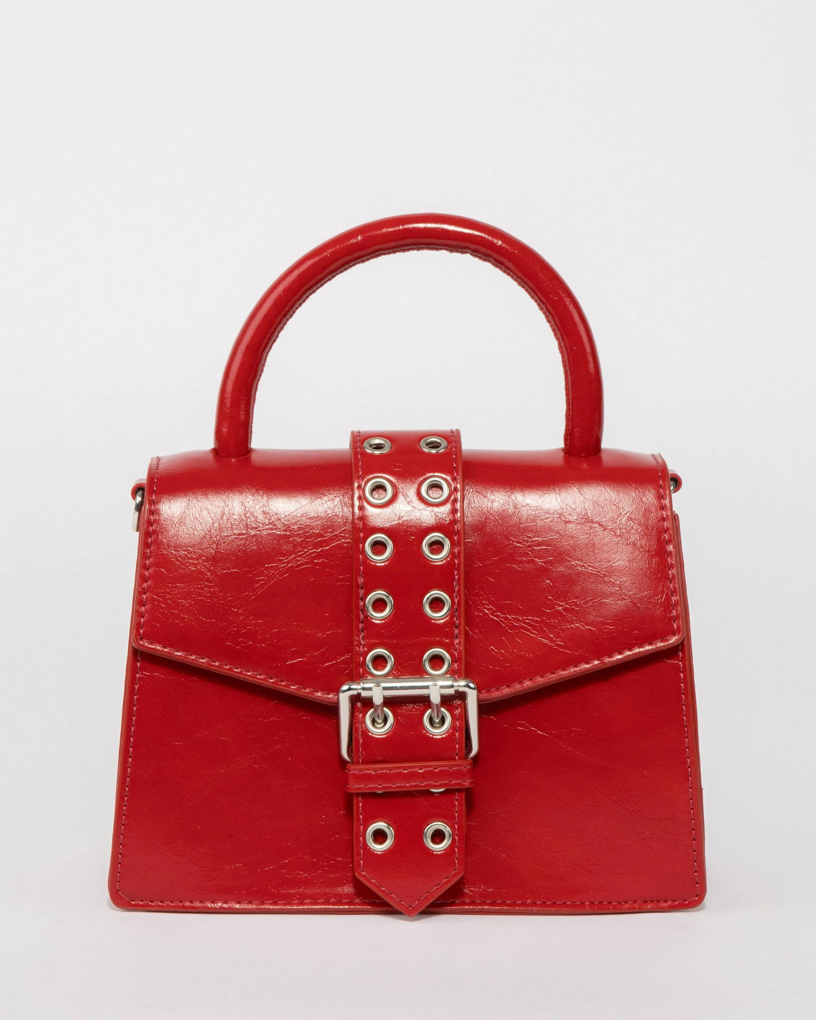 Red Eleanor Buckle Bag