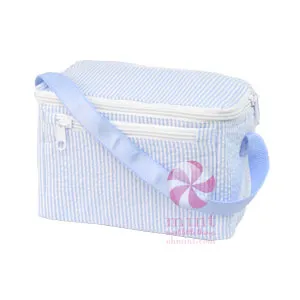 Seersucker Lunch Totes