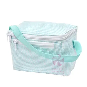 Seersucker Lunch Totes