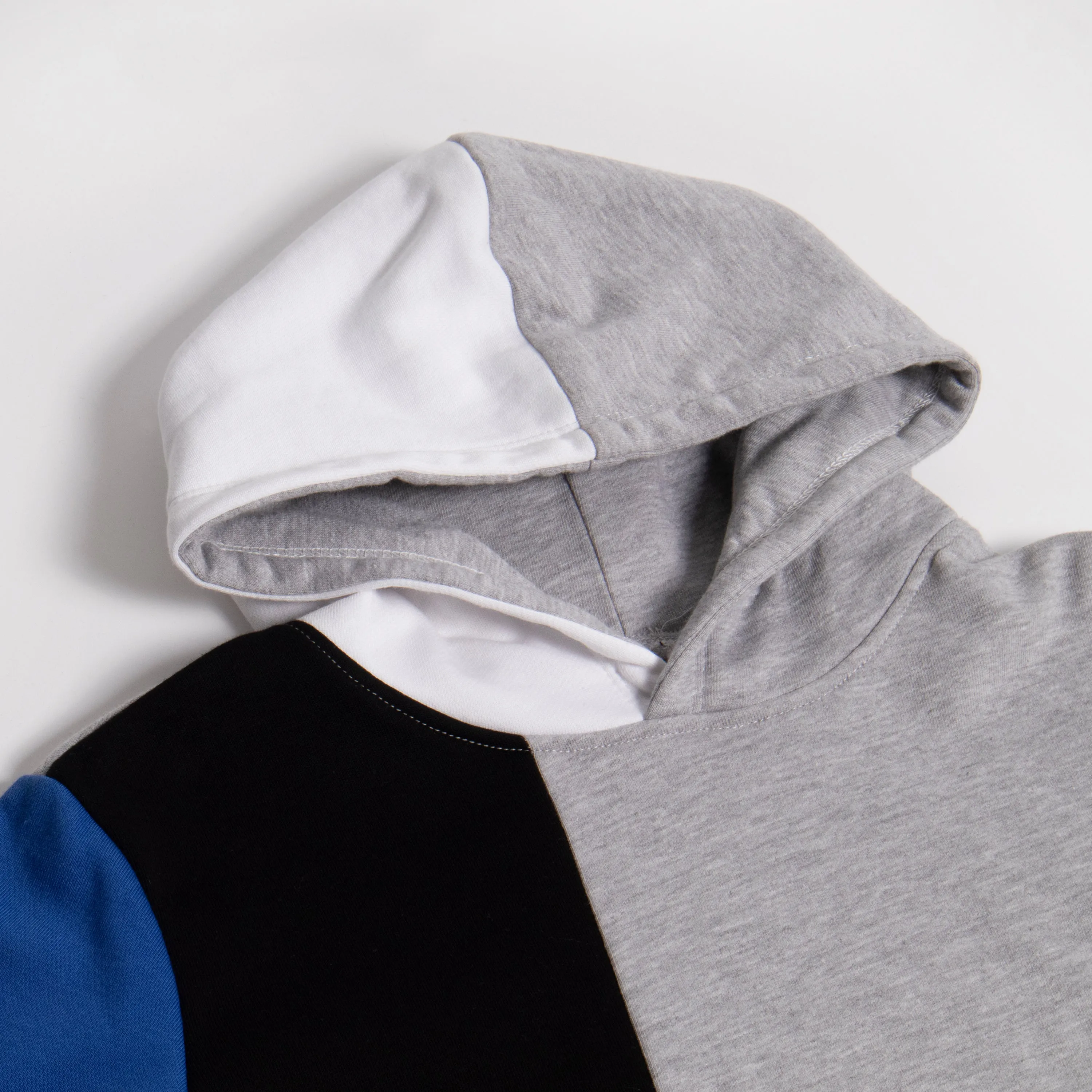 Taped Color Block Hoodie