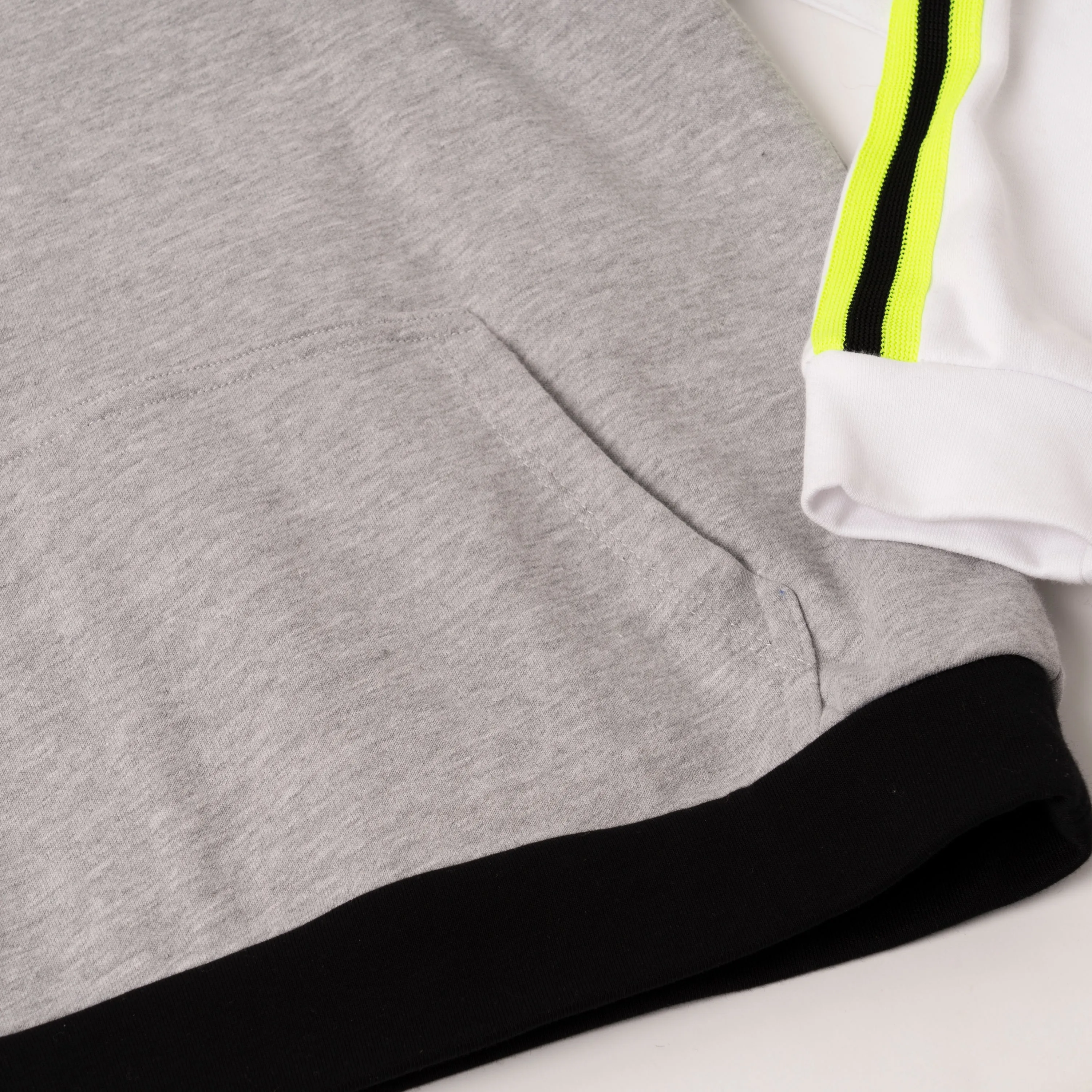 Taped Color Block Hoodie