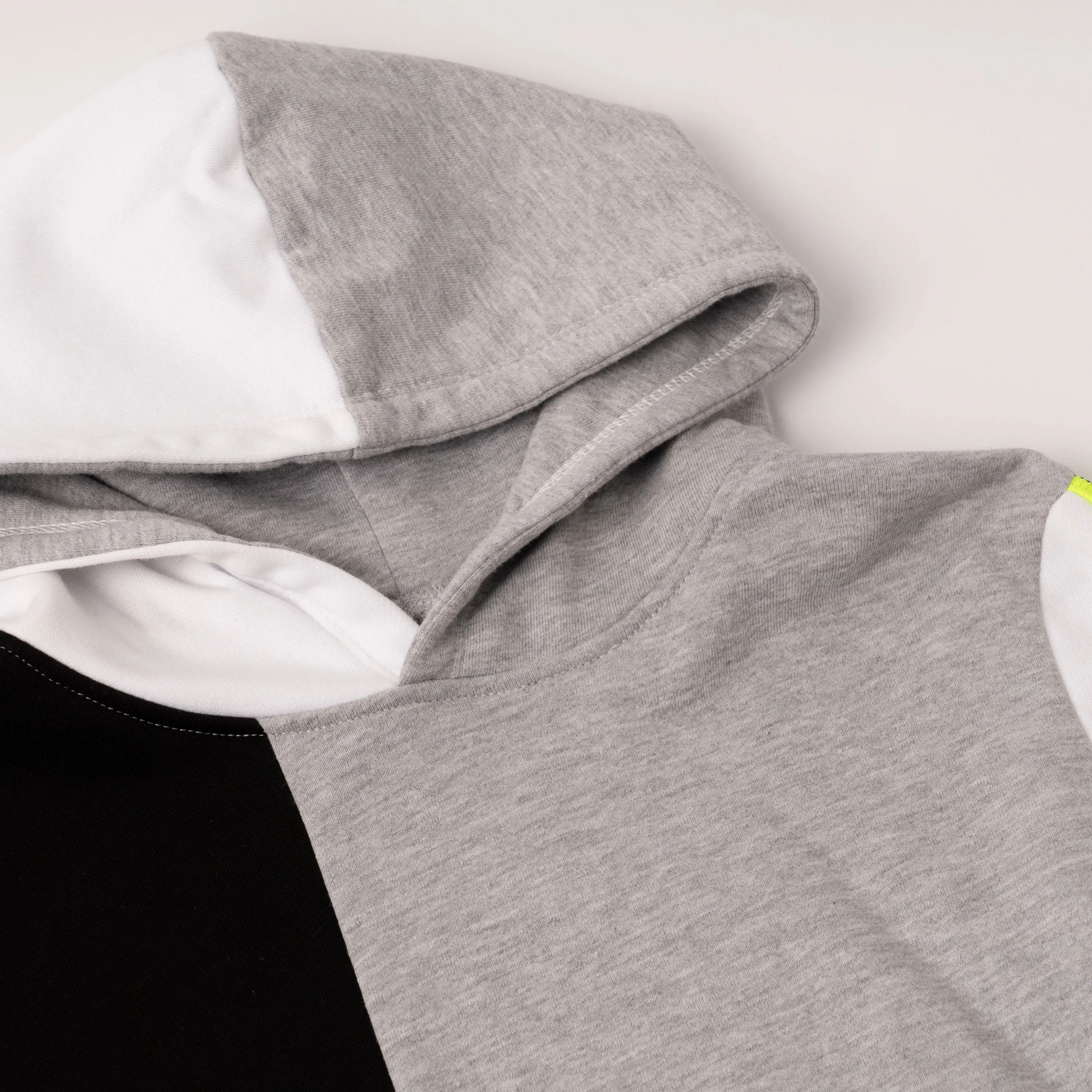 Taped Color Block Hoodie