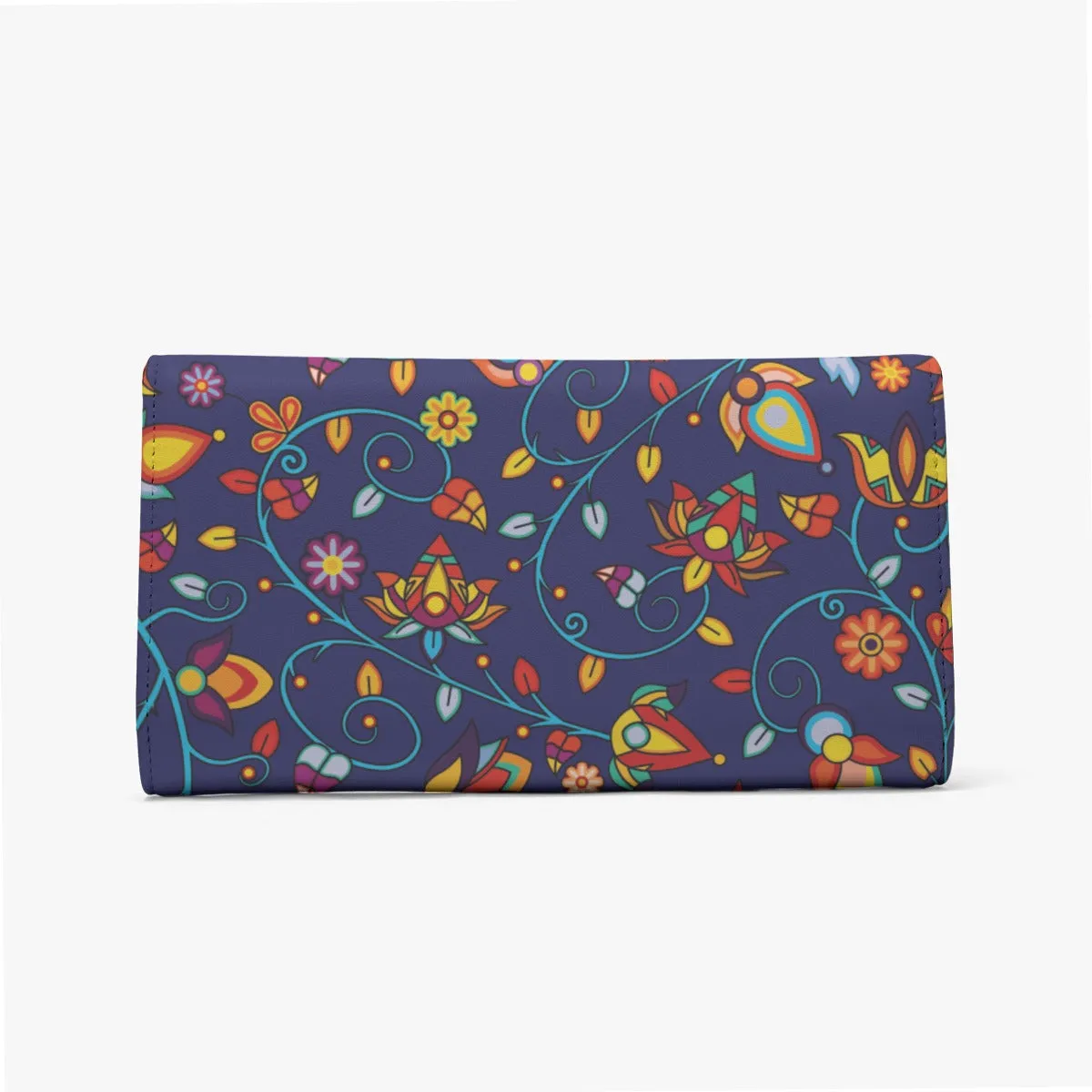 Thorny Path Blue Foldable Wallet