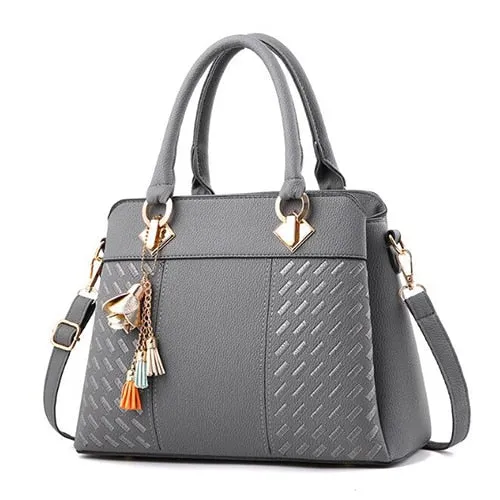 Top-handle Embroidery Crossbody Shoulder Bag