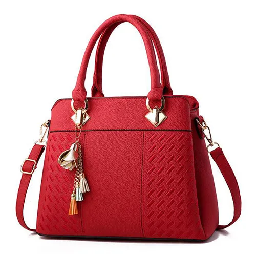 Top-handle Embroidery Crossbody Shoulder Bag