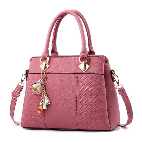 Top-handle Embroidery Crossbody Shoulder Bag