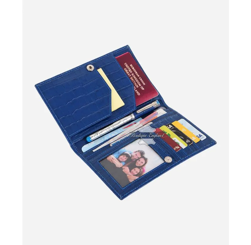 Universal Leather Phone Wallet Bifold, Passport & Credit Card Holder