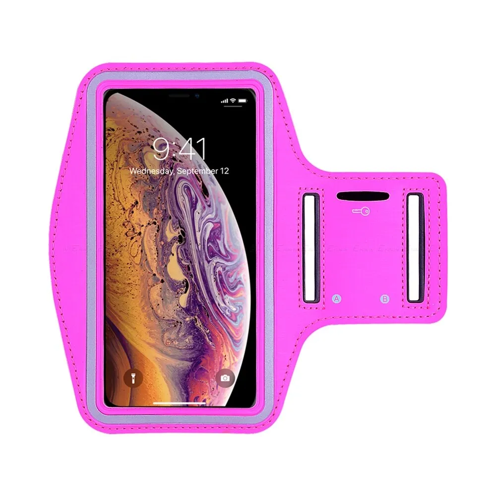 Waterproof Sports Running Workout Gym Arm Band Case For iPhone XS Max XR X 10 8 7 6 6S Plus SE 5 5S 4 4S Pouch Belt Cover Bag