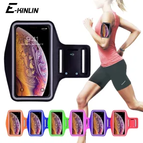 Waterproof Sports Running Workout Gym Arm Band Case For iPhone XS Max XR X 10 8 7 6 6S Plus SE 5 5S 4 4S Pouch Belt Cover Bag