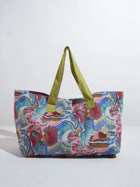 Westside Home Multicolour Printed Tote Bag