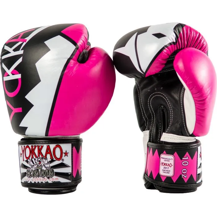 YOKKAO FROST PINK BOXING GLOVES